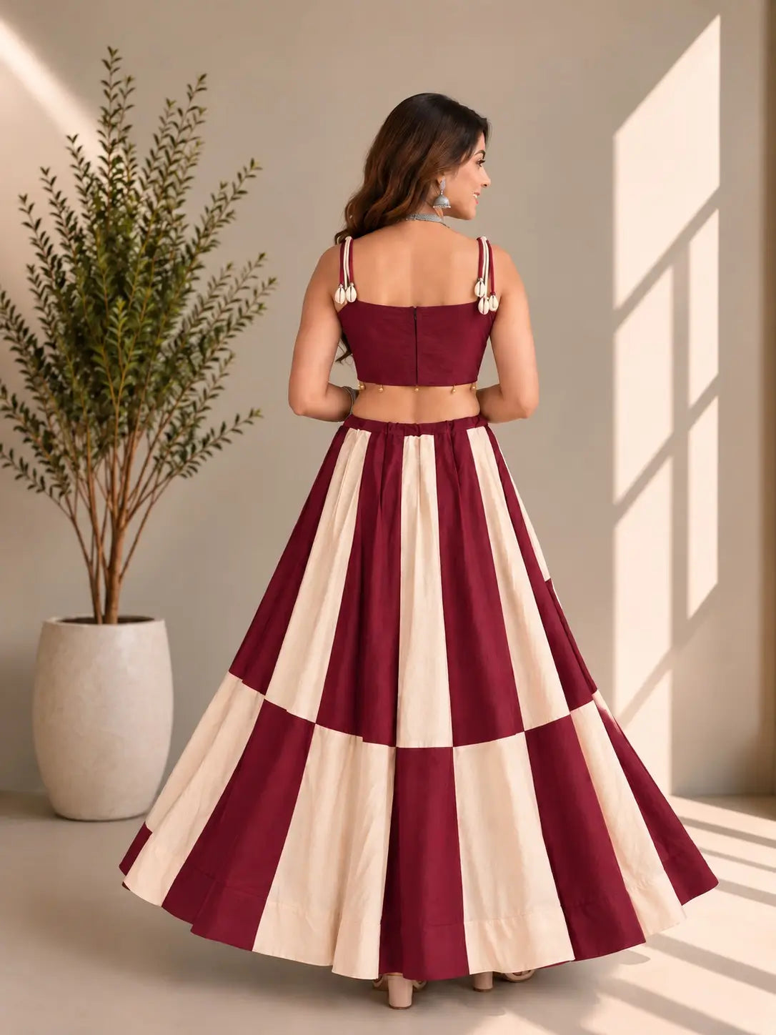Designer Merlot Navratri Lehenga Choli
