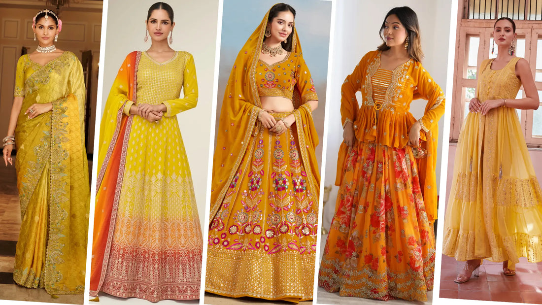 Haldi ke Rang: Best Haldi Outfit Ideas for Brides, Grooms & Guests