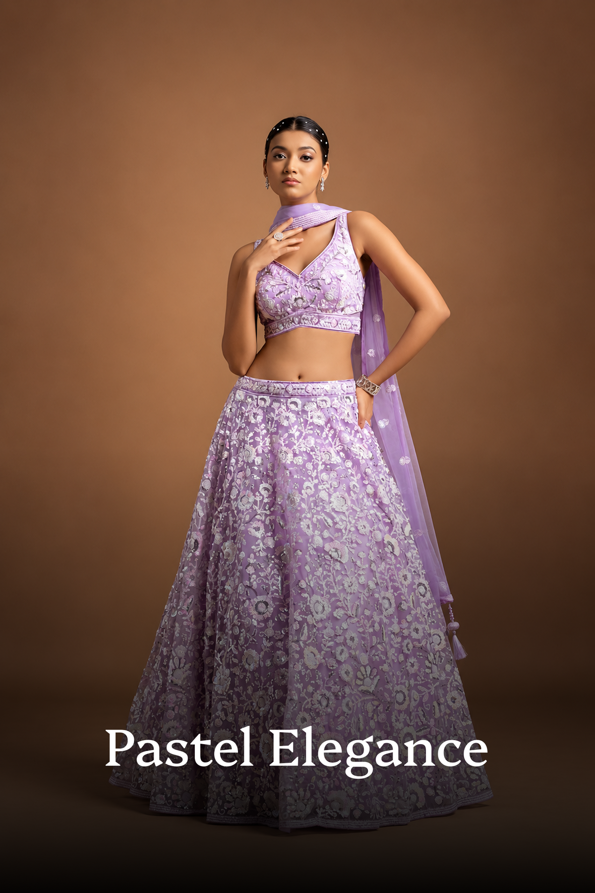 Pastel Lehengas