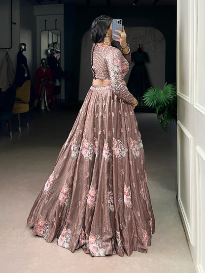 Onion Pink Fendi Embroidered Indo Western Set