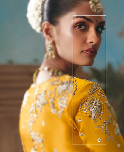 Off White Fancy Embroidered Saree