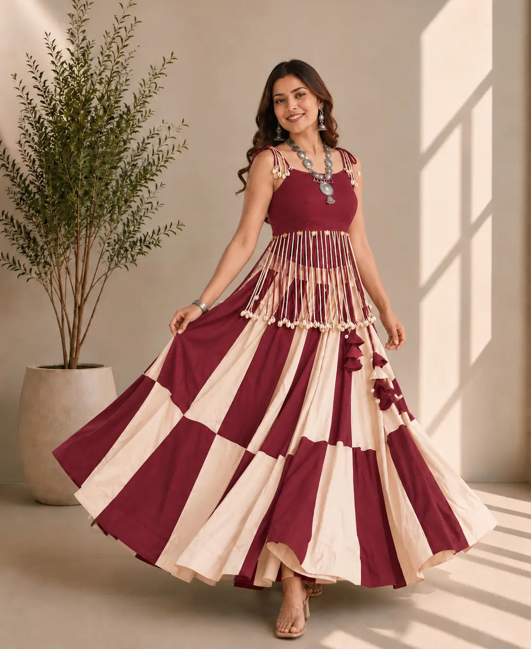 Designer Merlot Navratri Lehenga Choli