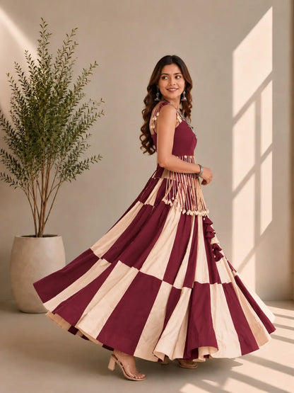 Designer Merlot Navratri Lehenga Choli