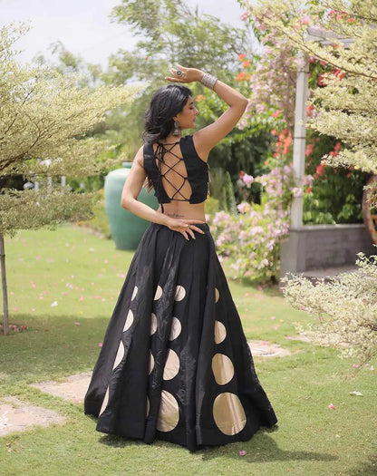 Black Designer Navaratri Lehenga Choli
