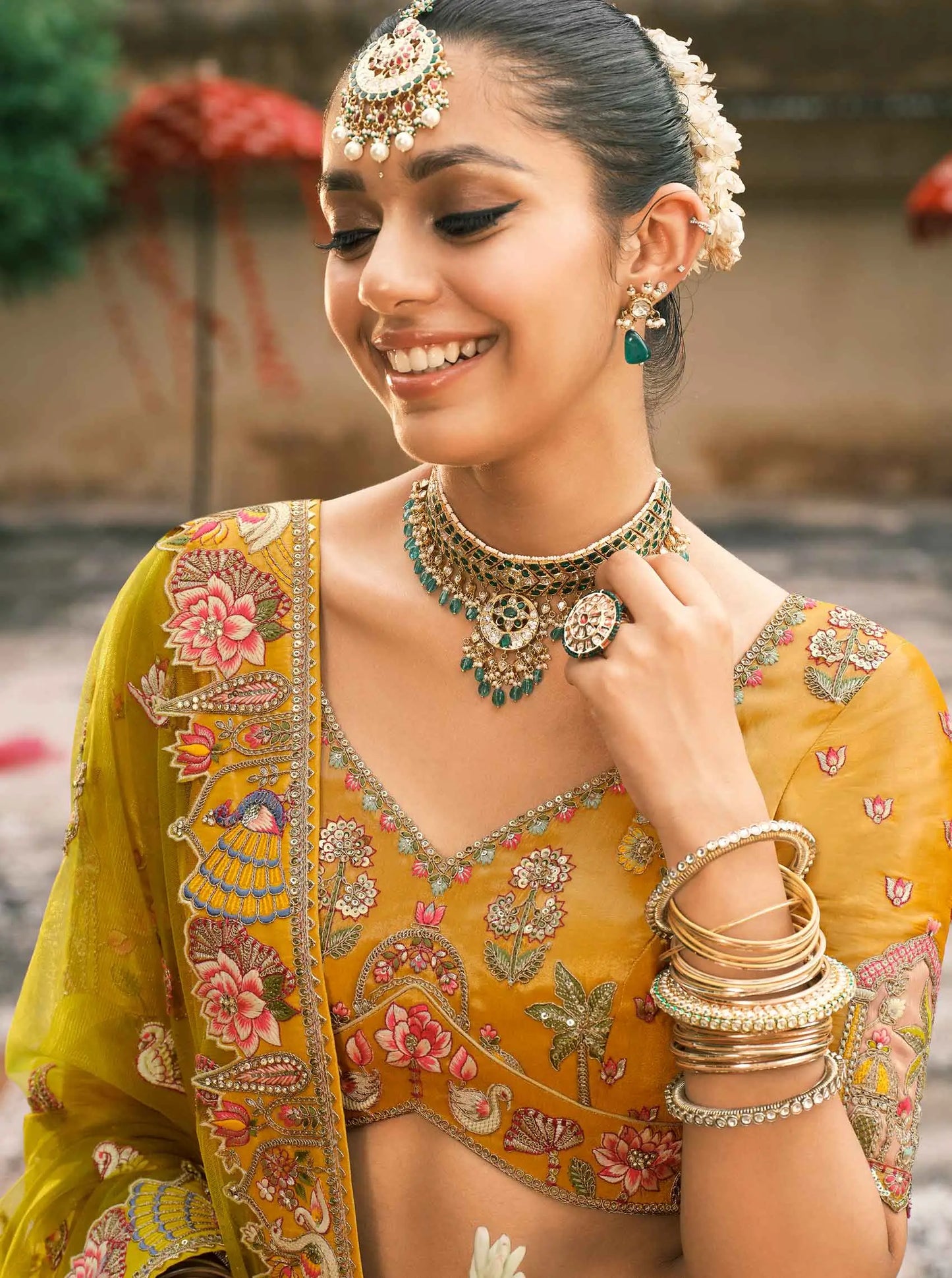 Yellow Bridal Lehenga With Stunning Designer Embroidery