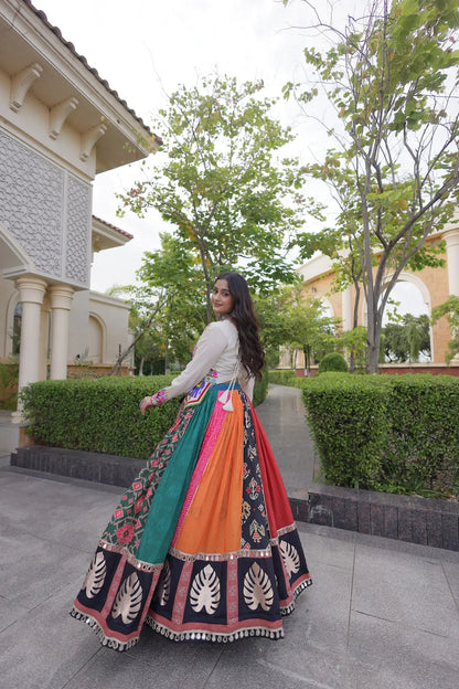 Multicolor Printed Navratri Chaniya Choli