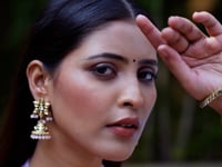 Light Pink Georgette Lehenga With Multi Color Thread And Sequins Zari Embroidery With Real  Mirror Work