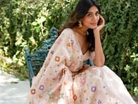 Pastel Pink Crush Sequence Embroidery Lehenga Choli