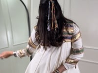 White Rayon Navratri Lehenga Choli With Lace & Patch Work