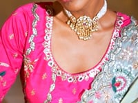 Sea Green Silk Heavy Embroidery & Hand Work Saree