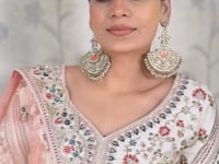 Cream Lehenga With Intricate Royal Embroidery Motifs