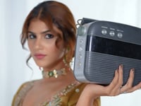 Traditional Bridal Lehenga With Temple & Cow Motifs