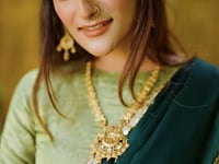 Pista Green Dhupian Silk Zari Weaving Lehenga Choli