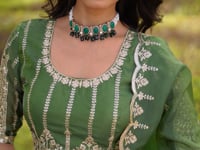 Hazel Green Lehenga Choli With Embroidery Work