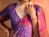 Dark Magenta Handloom Silk Saree