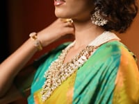 Golden Yellow Handloom Silk Saree