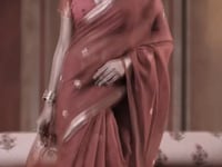 Brick Red Cotton Handloom Weaving Saree