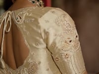 Rich Gold Silk Heavy Embroidery Saree