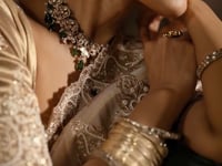 Rosy Brown Silk Heavy Embroidery Saree