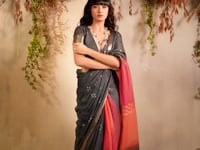 Pink-Maroon Handloom Cotton Saree