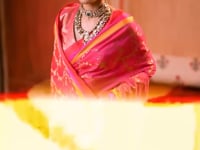 Hot Pink Soft Silk Zari Weaving Saree