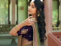Deep Purple Silk Embroidery Lehenga Choli