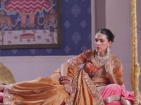 Sunrise Orange Silk Heavy Embroidered Saree