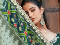 Deep Green Embroidery Lehenga Choli