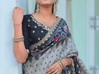 Ebony Black Embroidery Lehenga Choli