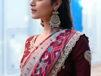 Rich Maroon Embroidery Lehenga Choli
