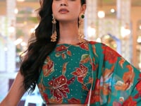 Spring Green Floral Printed Lehenga Choli
