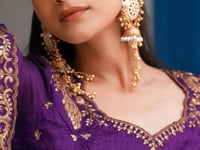 Iris Purple Embroidery Lehenga Choli