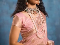 Sweet Pink Tissue Paithani Saree