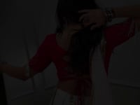 White Mirror And Pearl Work Navratri Lehenga Choli