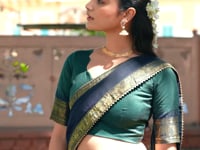 Deep Green South Indian Lehenga Choli