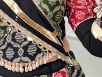 Multicolor Rayon Printed Navratri Lehenga