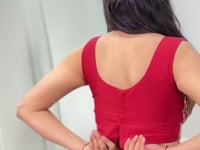 Rani Pink Gamthi Work Chaniya Choli