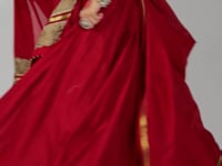 Maroon Mal Cotton Navratri Chaniya Choli
