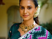 Green Pooja Wear Traditional Lehenga Choli