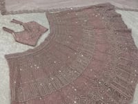 Dusty Pink Embroidered Lehenga Choli