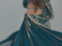 Green Navratri Lehenga With embroidered Dupatta