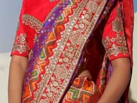 Royal Purple Heavy Work Patola Saree