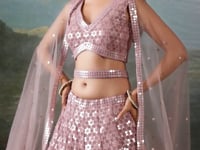 Soft Pink Designer Embroidered Lehenga Choli