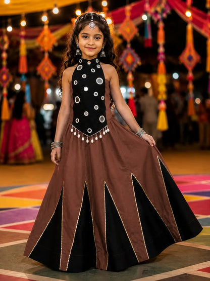 Mauve Kids Navratri Lehenga Choli