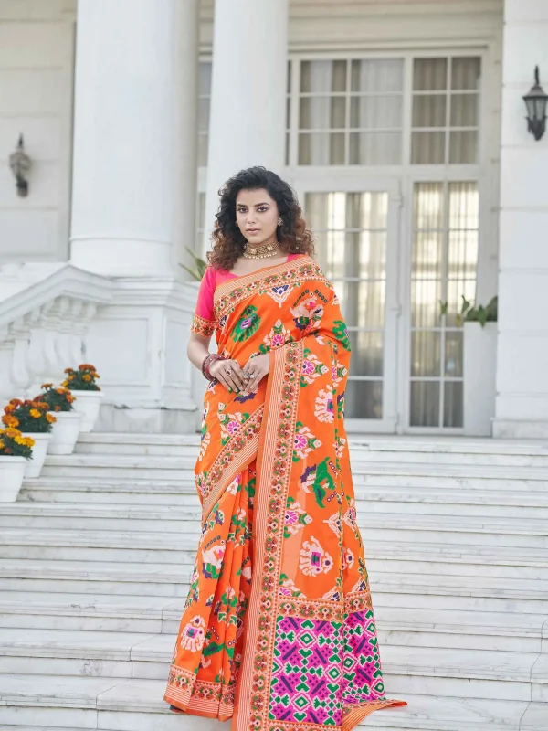 Orange Saree