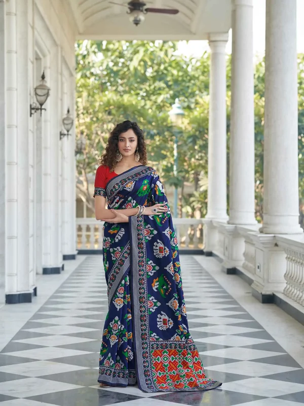 Blue Saree