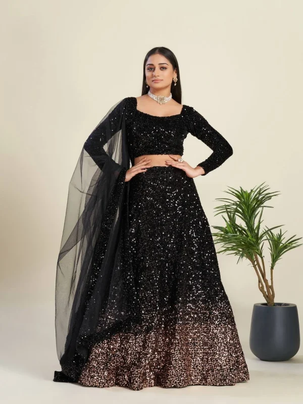 Black Lehenga