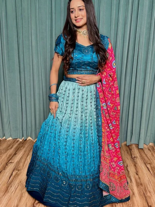 Blue Lehenga