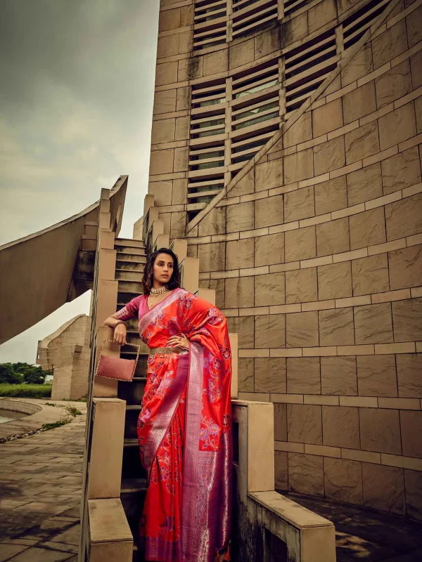 Orange Saree