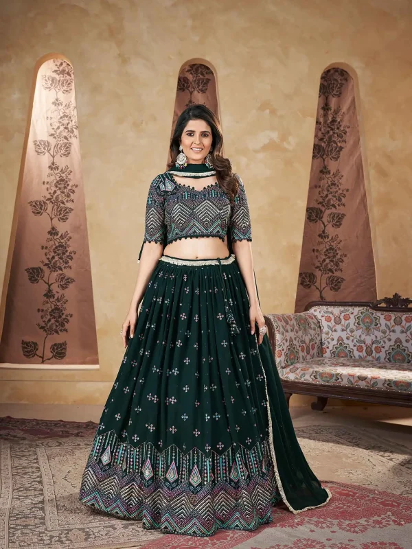 Green Lehenga